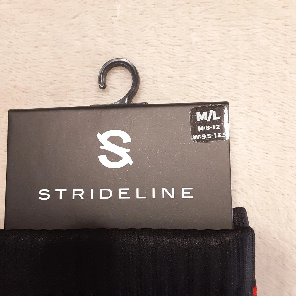 Estes Express Lines Mens Mid Calf Socks Size M/L 8-12 Black Unisex W: 9.5-13.5